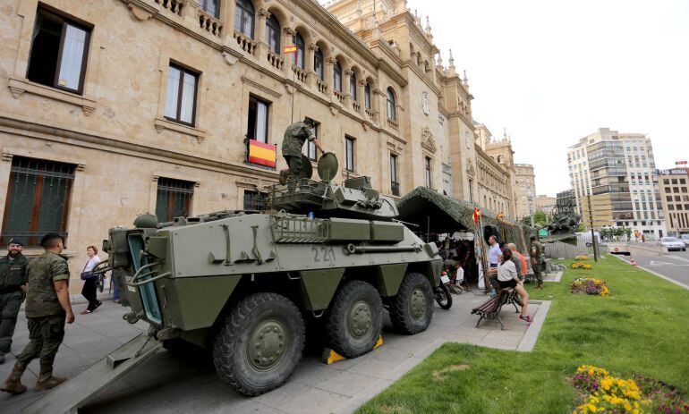 La exposición de material ocupará parte del paseo de Zorrilla