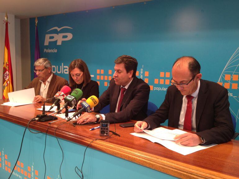 Juan Jesús Blanco, Milagros Marcos, Carlos Fernández Carriedo, Jorge Domingo Martínez