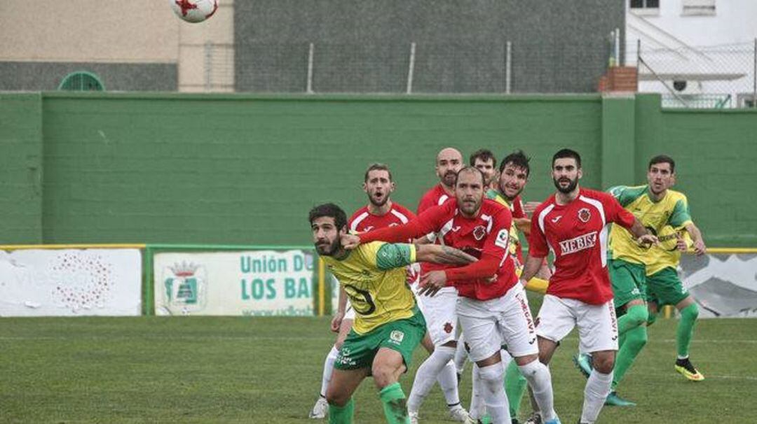 Hedrera durante un partido.