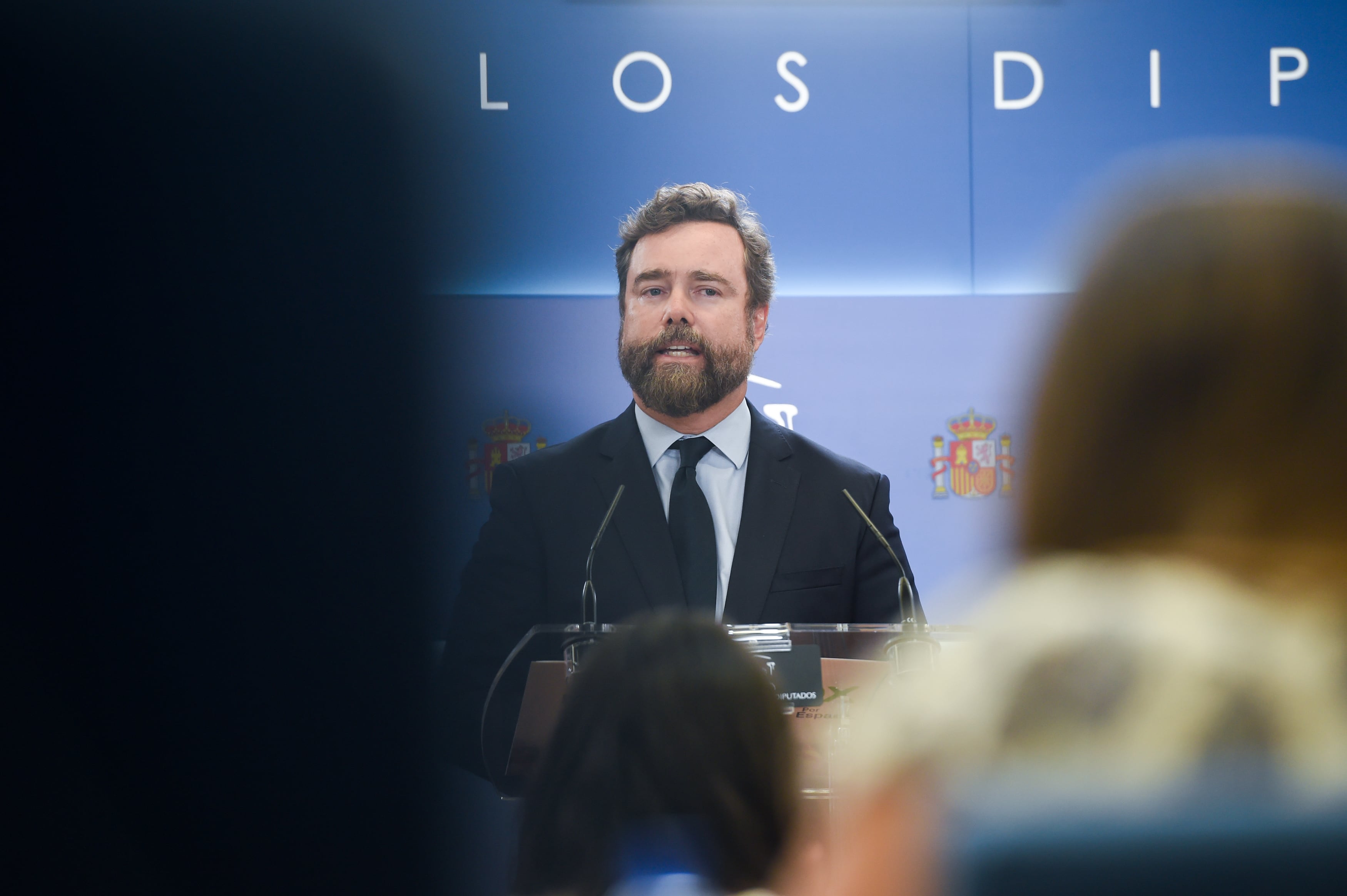 Espinosa de los Monteros, en la comparecencia en la que ha anunciado su marcha de la primera línea política