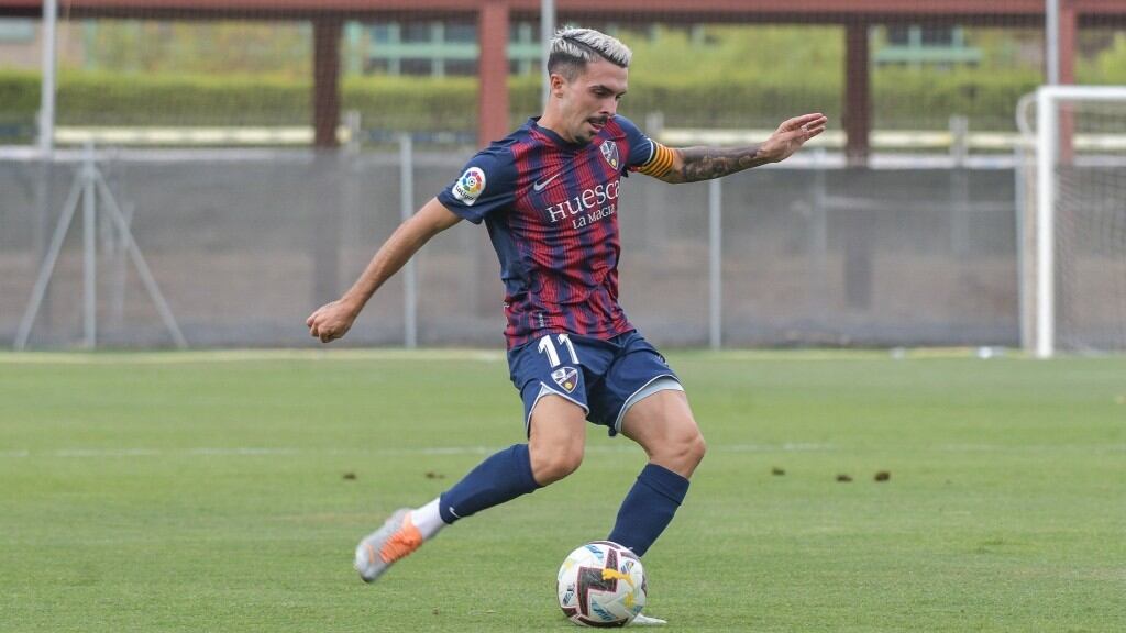 Joaquín Muñoz durante el choque contra el Sabadell