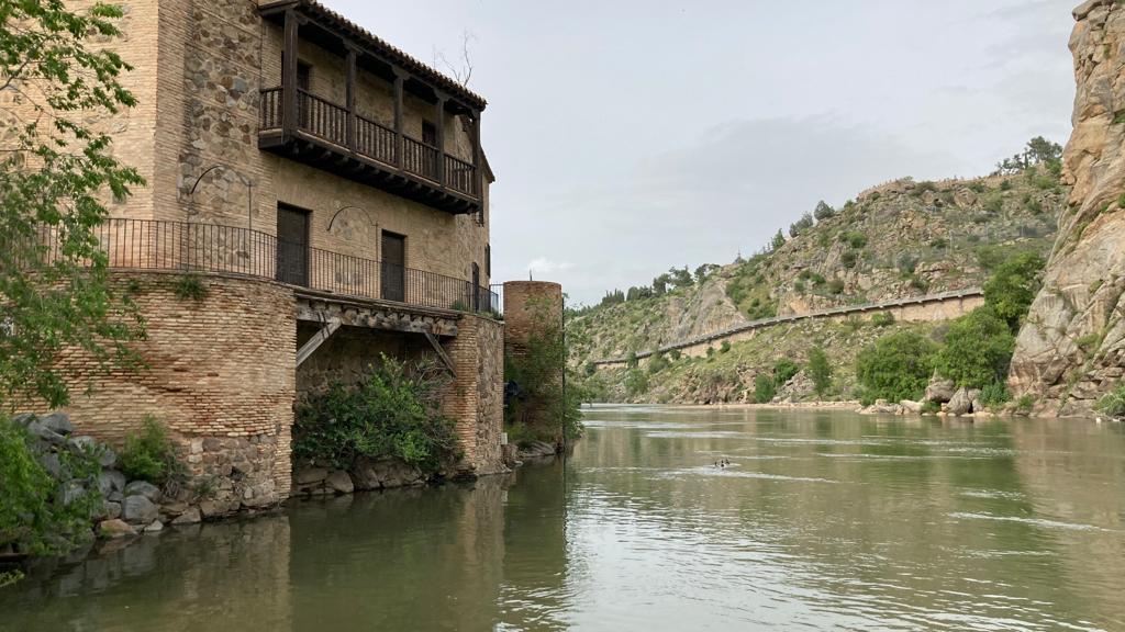 Imagen de archivo de la Casa del Diamantista, junto al Río Tajo a su paso por Toledo