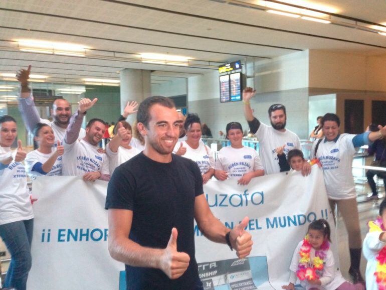 Rubén Ruzafa, a su llegada a Málaga