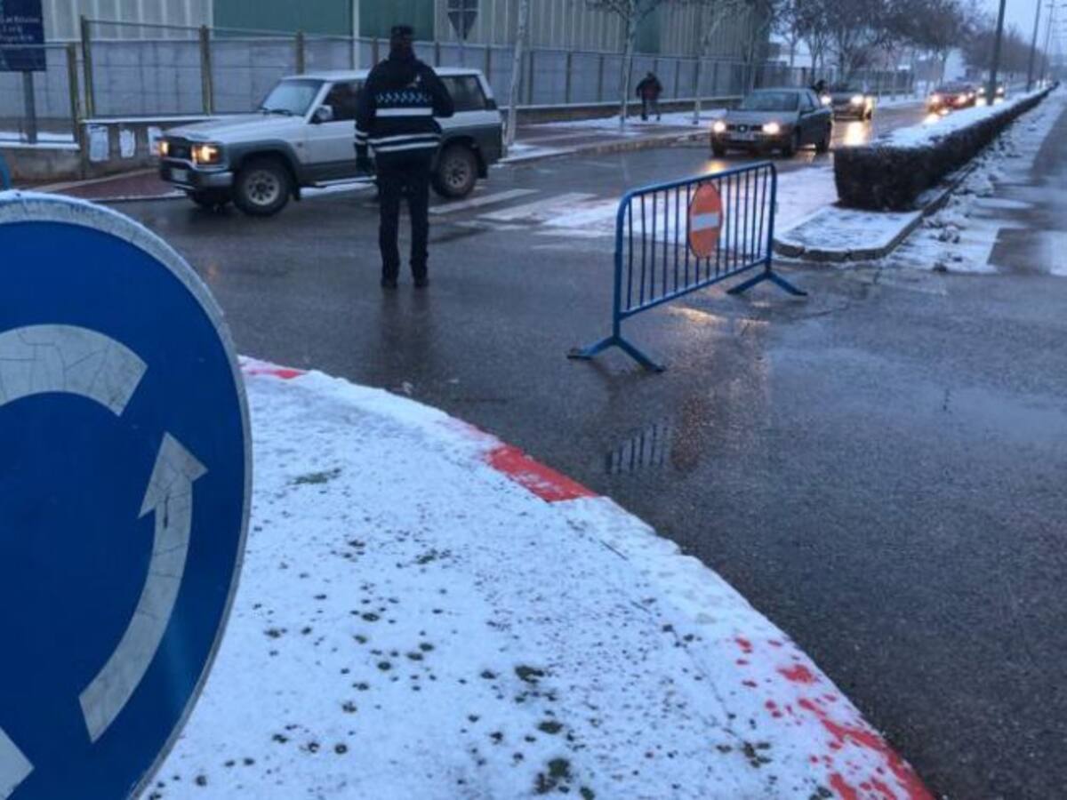 No todos los alumnos de La Mancha han podido ir a clase por la nieve