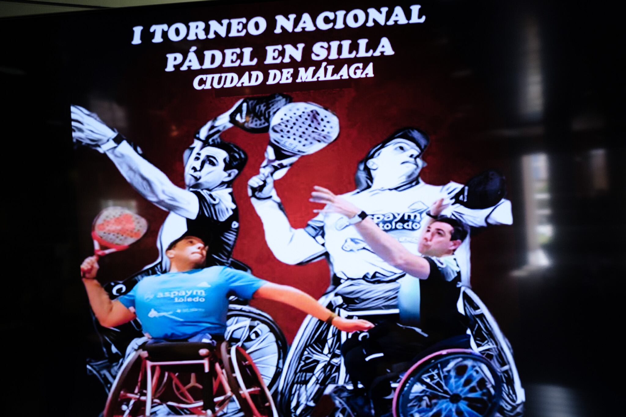 El primer torneo nacional de pádel en silla Ciudad de Málaga