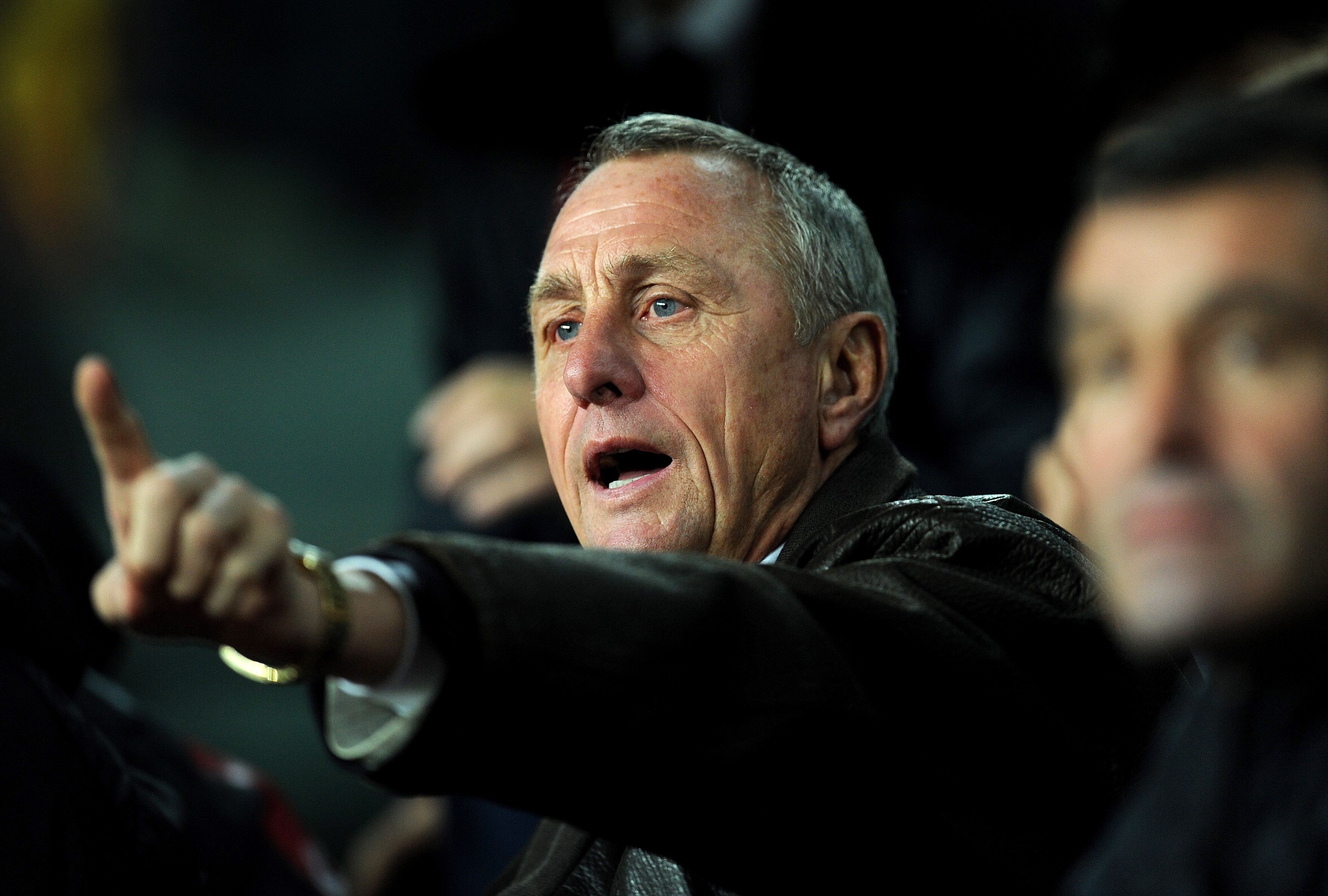 Johan Cruyff, durante un partido en 2009