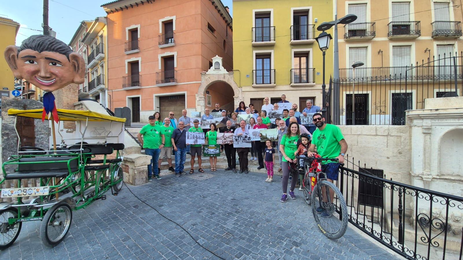 Villena en bici con el Salicornio