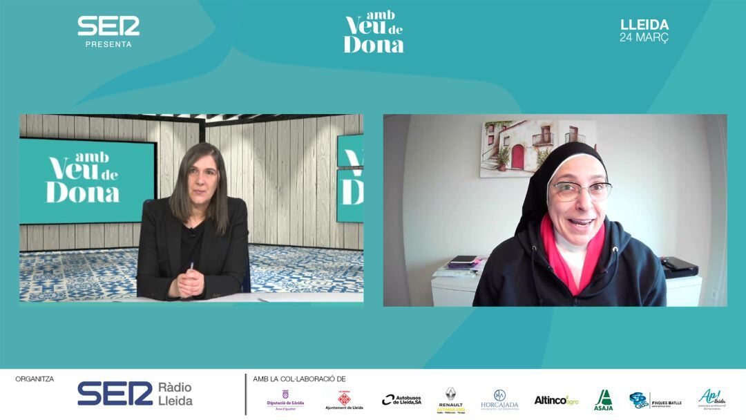 Sor Lucía Caram en el programa 'Amb Veu de Dona'