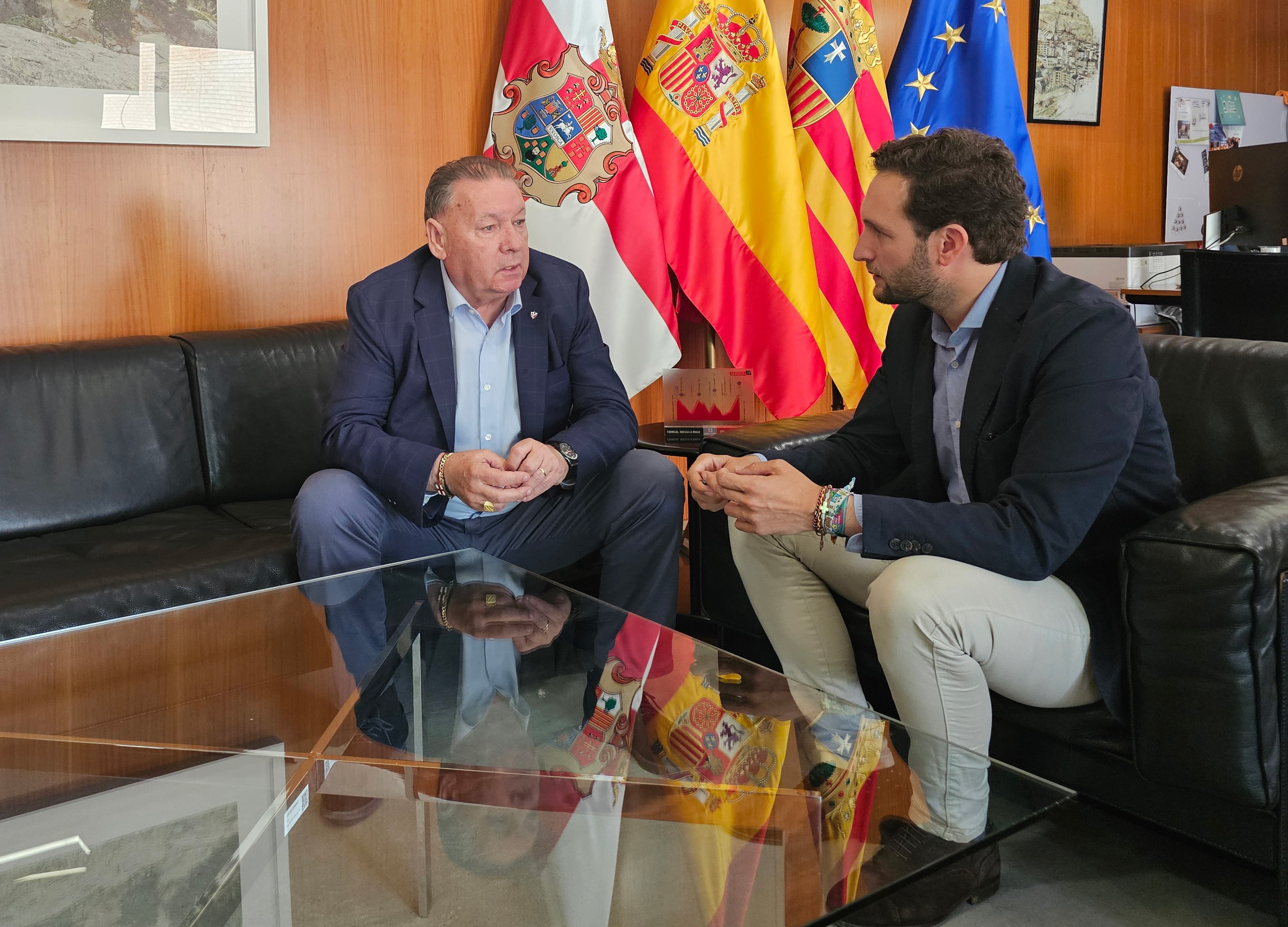 Agustín Lasaosa e Isaac Claver