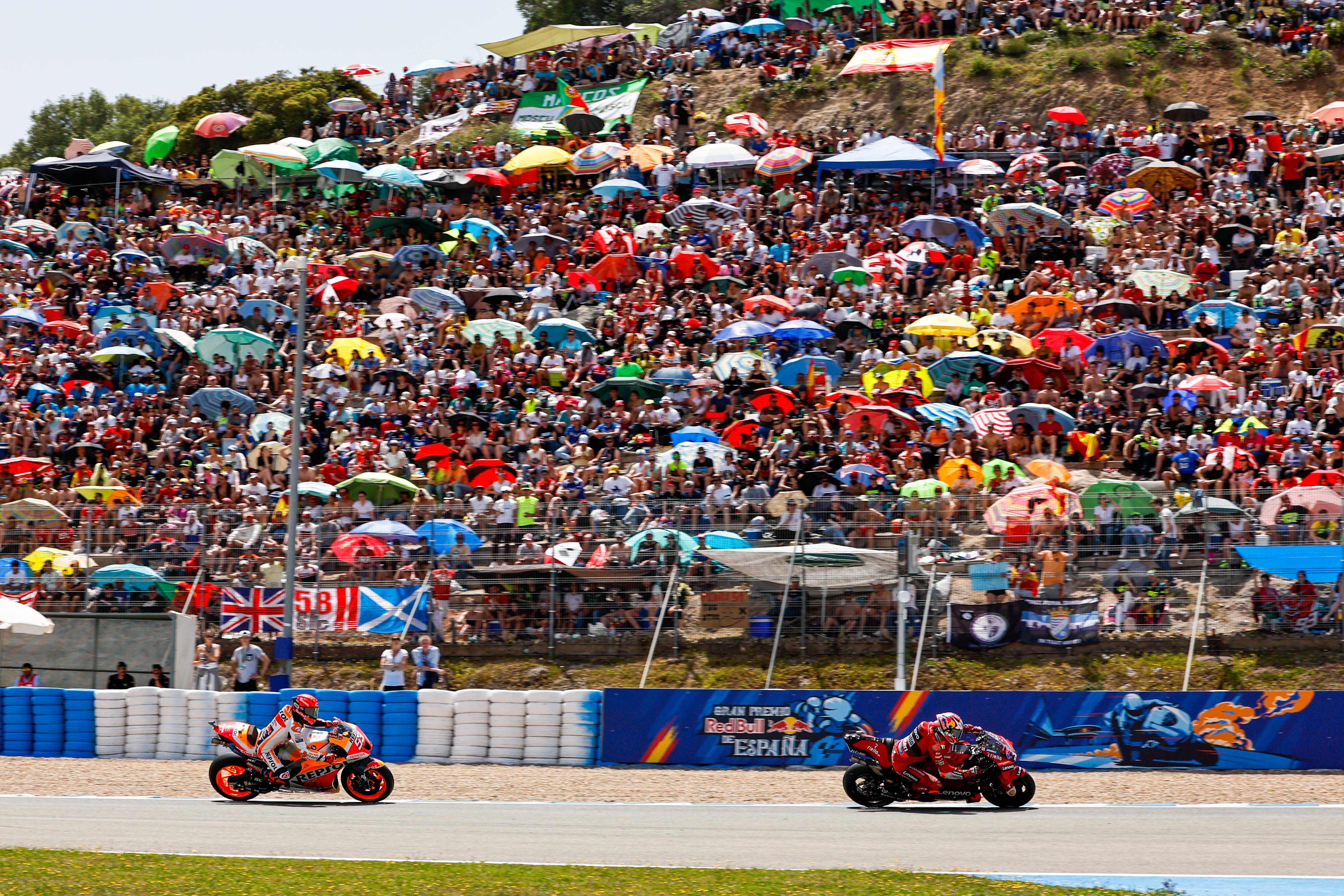 Aficionados circuito de Jerez Moto GP