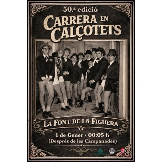 Cartel carrera de La Font de la Figuera