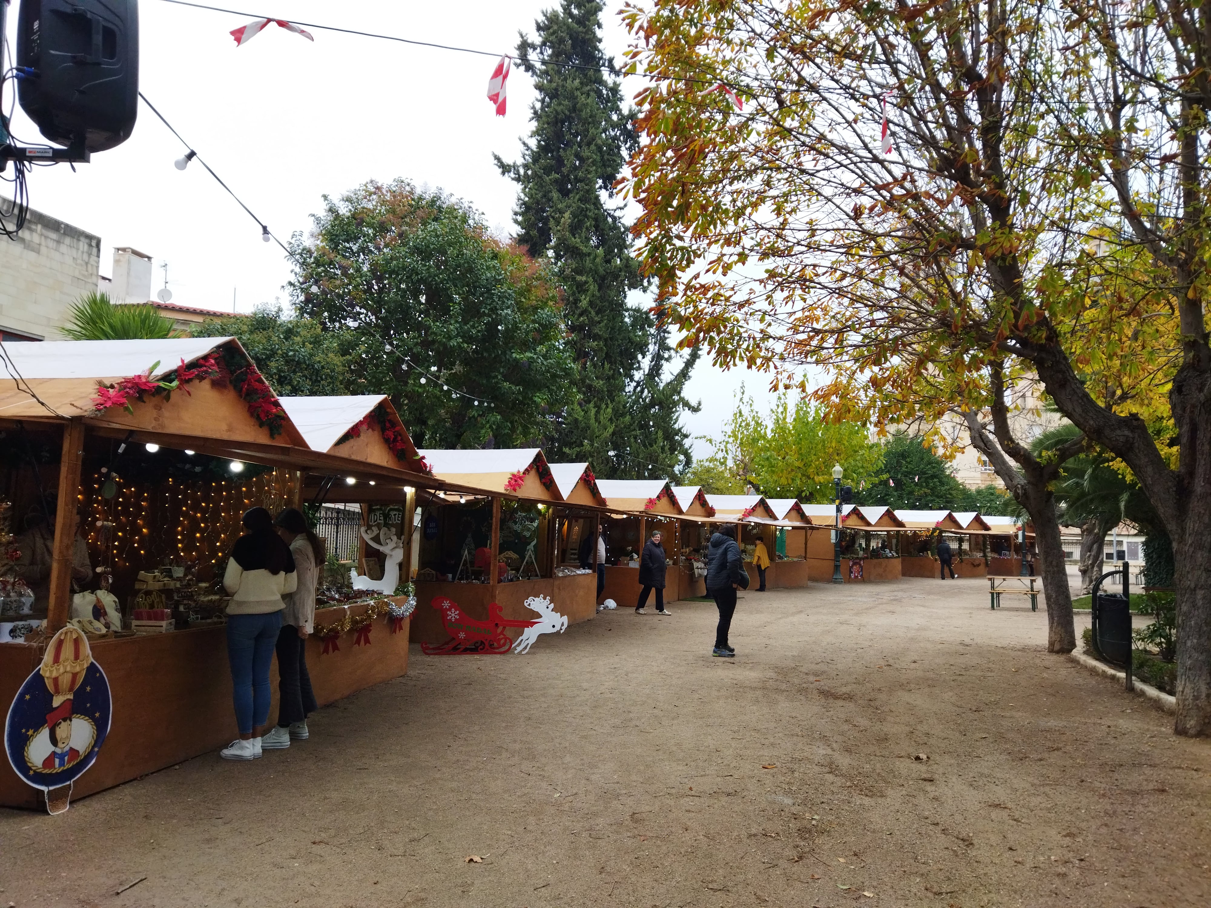 Mercat de Nadal de Alcoy en diciembre de 2022