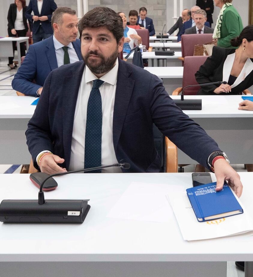 El presidente López Miras