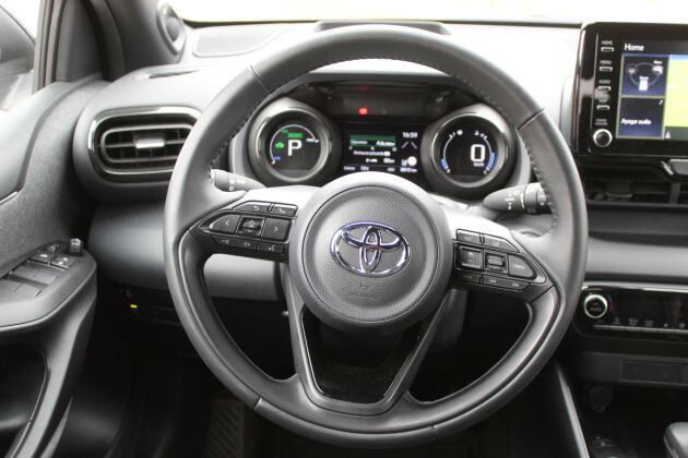 Detalle del salpicadeo del nuevo Yaris