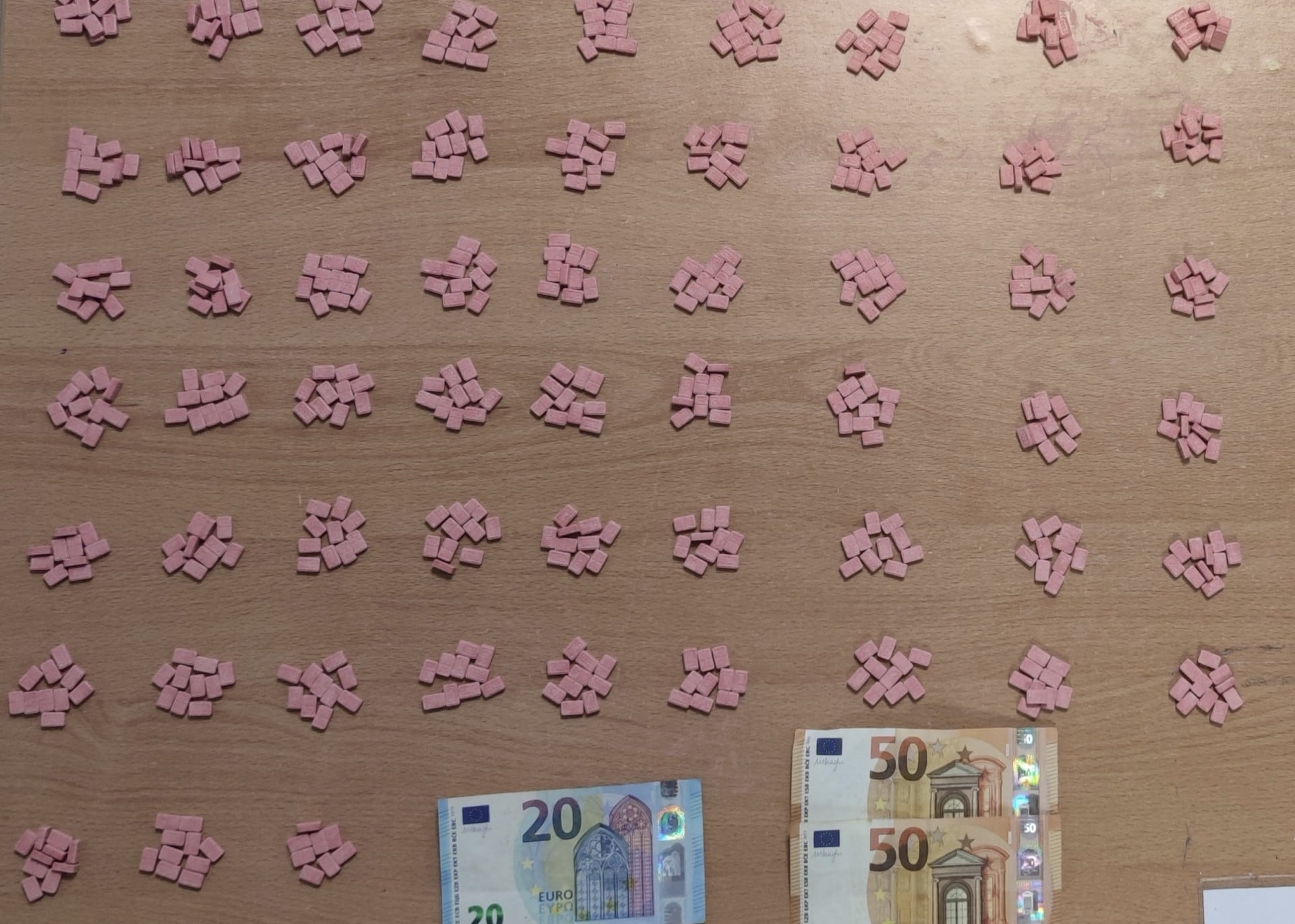 Imagen de la droga incautada