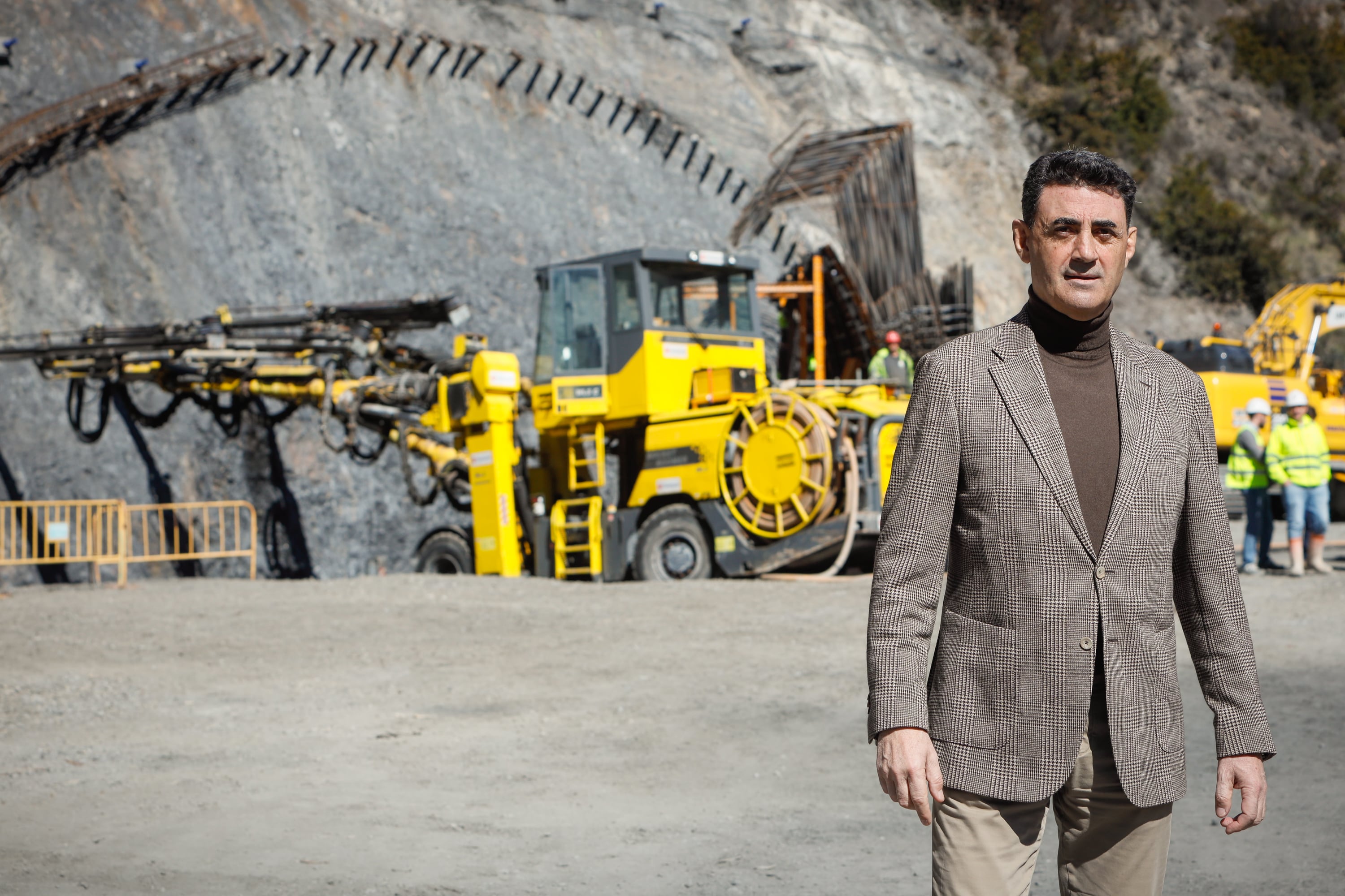 Visita de l'obra de desviació de Sant Julià - Túnel de Rocafort (Tuneladora).Foto:SFGA/CEsteve