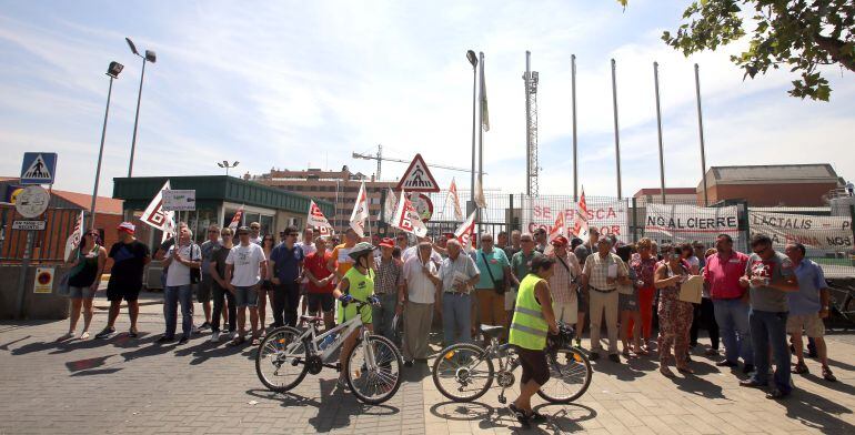 Última concentración ante la fábrica de Lauki en Valladolid