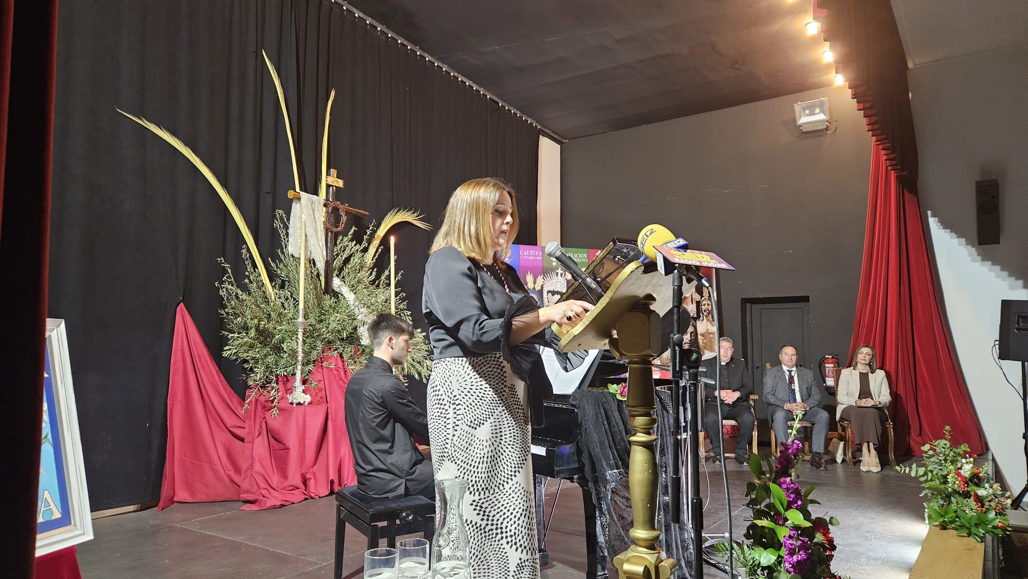 Otro momento del pregón de Paula Galiano