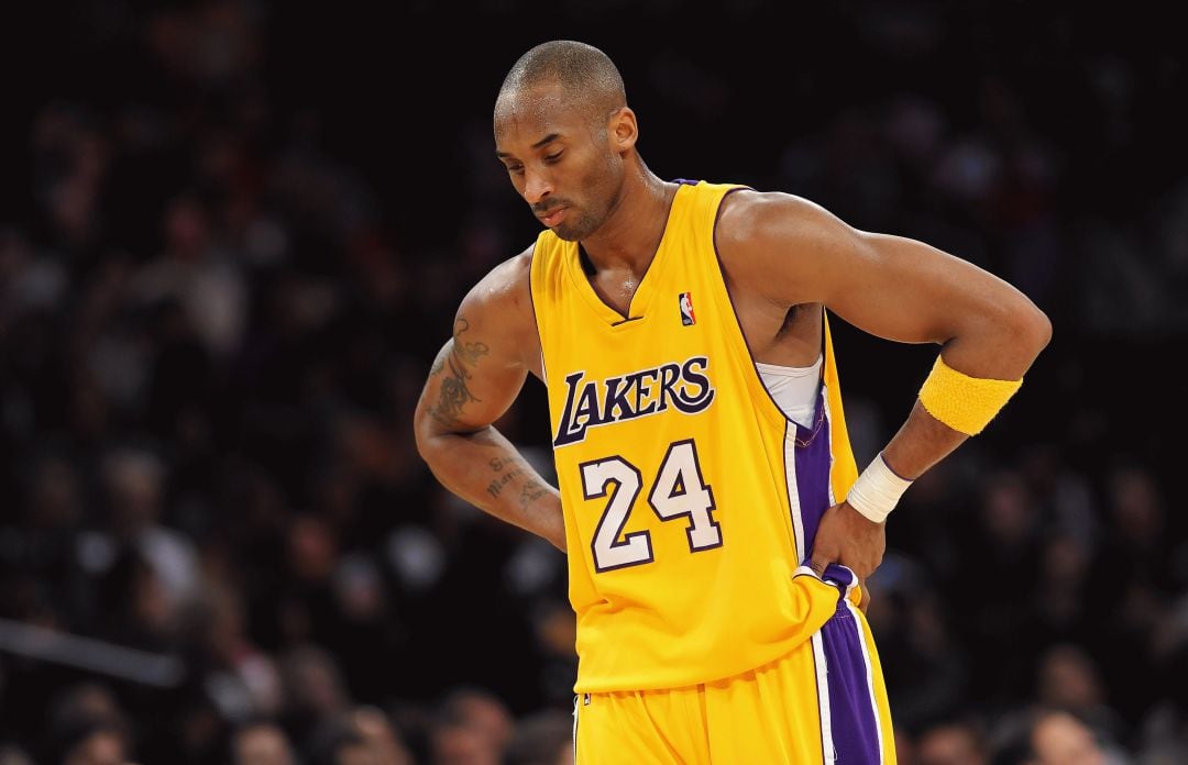 Kobe Bryant, en un partido de los Lakers.