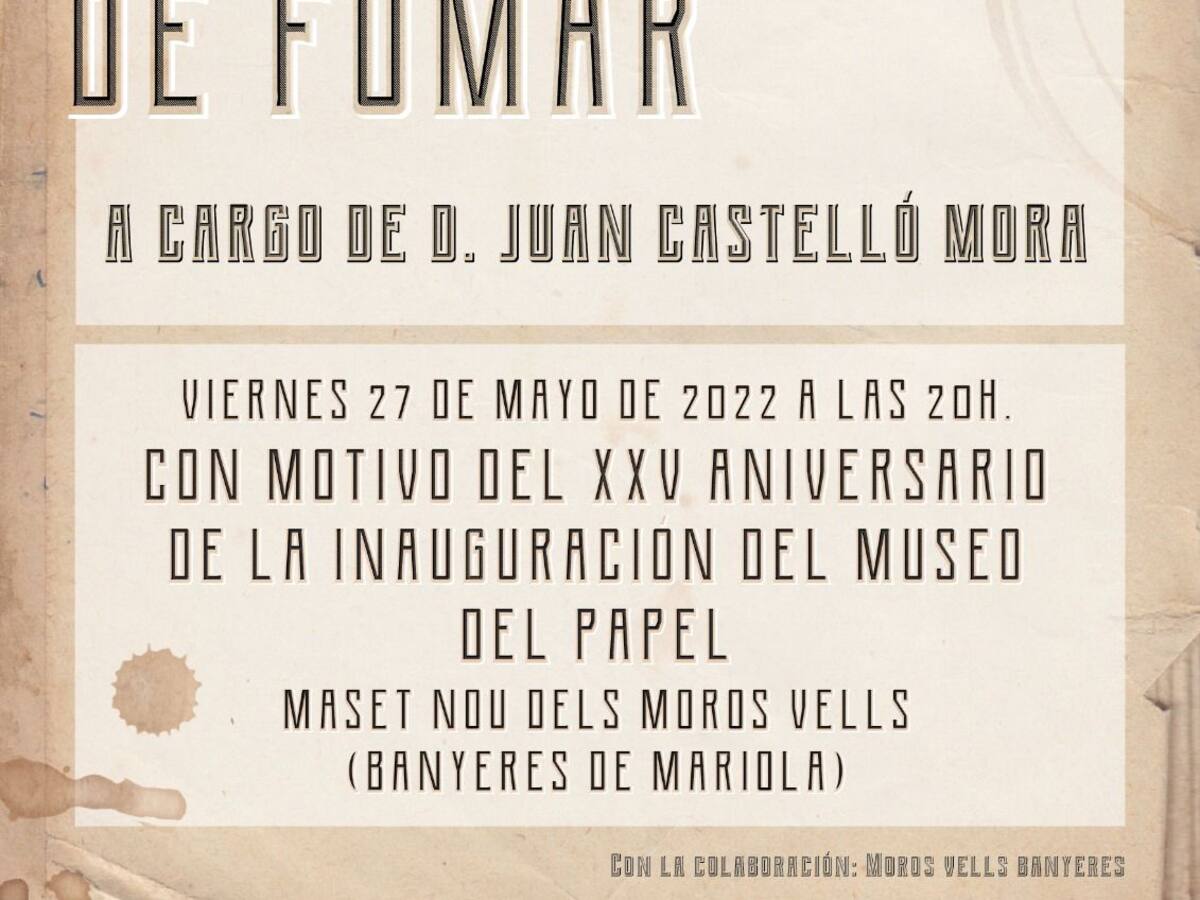 El Maset de los Moros Vells de Banyeres celebra el 25 aniversario del Museo Valenciá del Papel