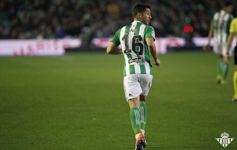 Cejudo, durante su etapa en el Betis