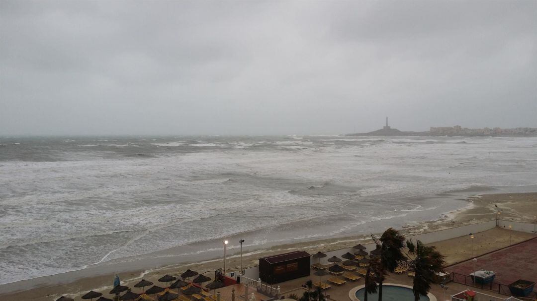 Temporal en La Manga