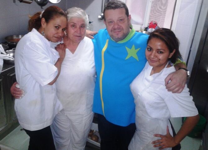 El chef de 'Pesadilla en la cocina' no ha visitado el madrileño 'Casa Fadrique' para rodar un programa. De hecho se fue encantado...