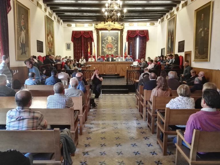 Imagen del pleno de esta mañana