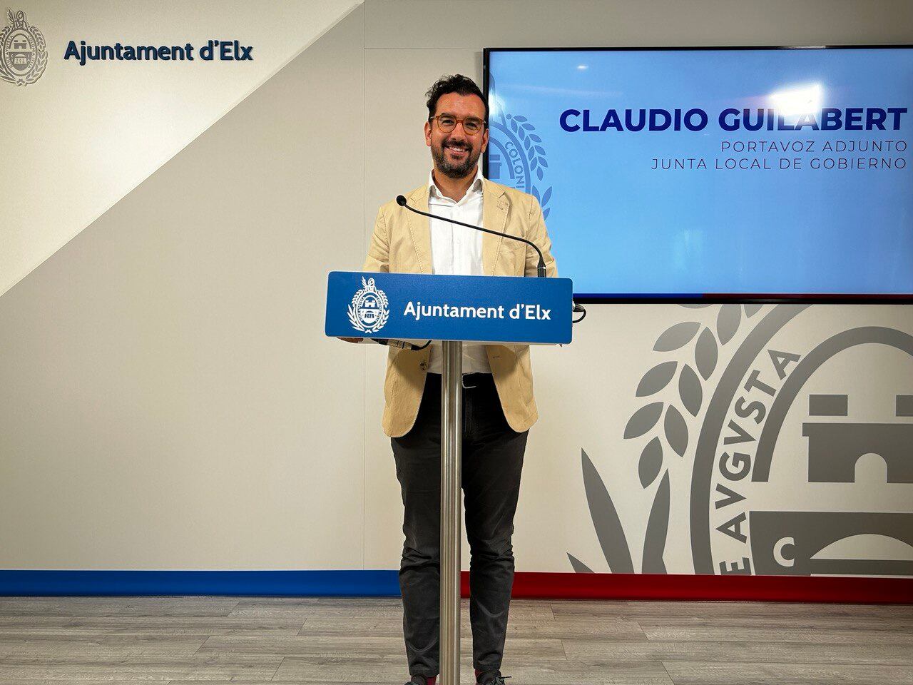 Claudio Guilabert, portavoz adjunto del Ayuntamiento de Elche