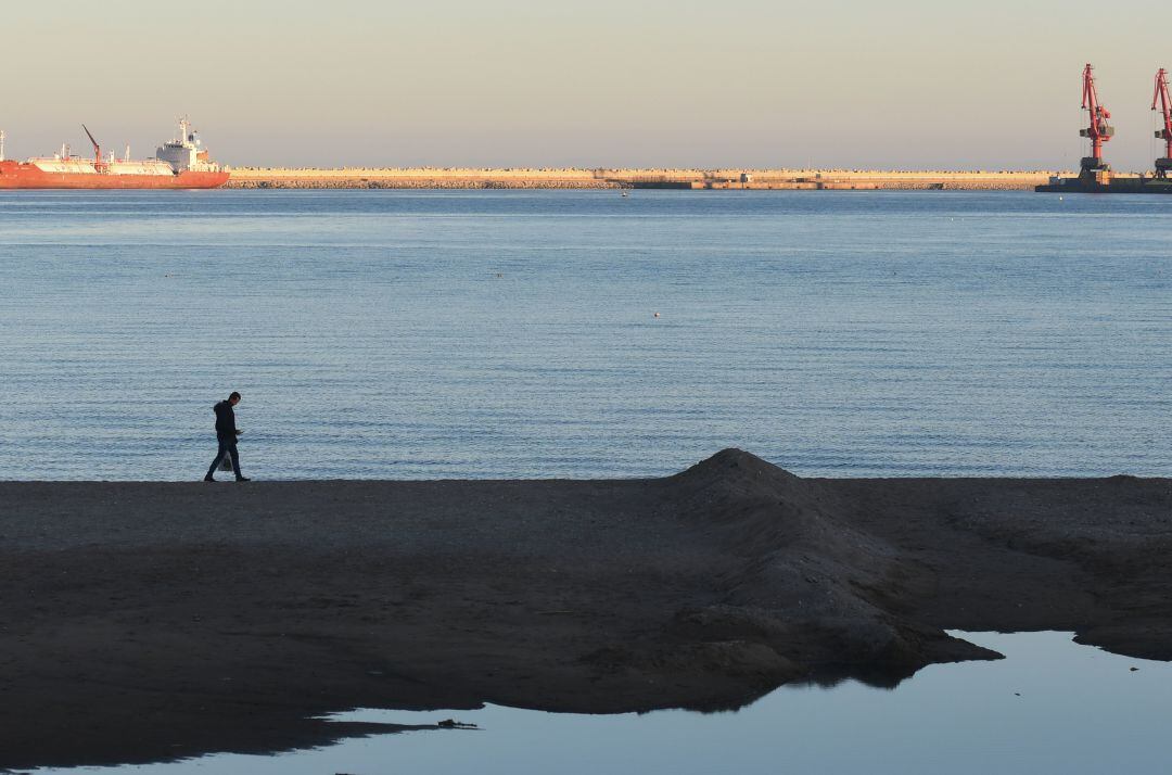 Imagen del puerto de Melilla.