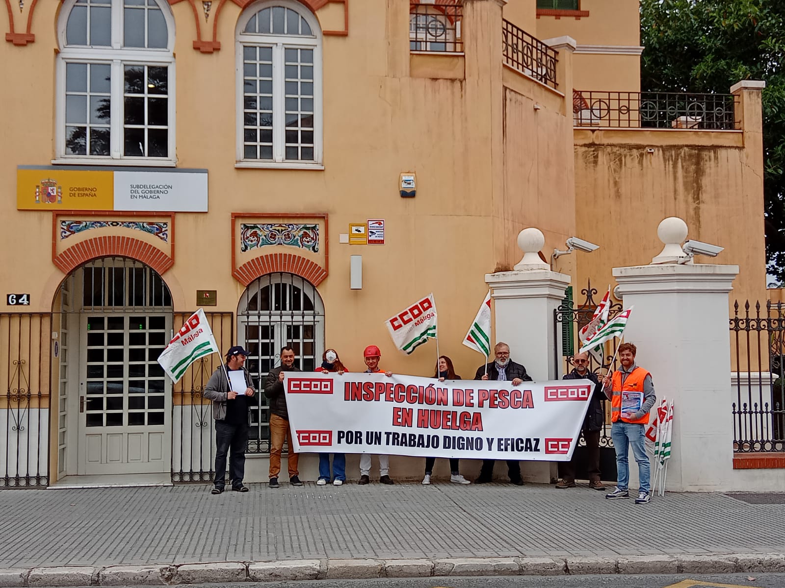 Momento de la protesta