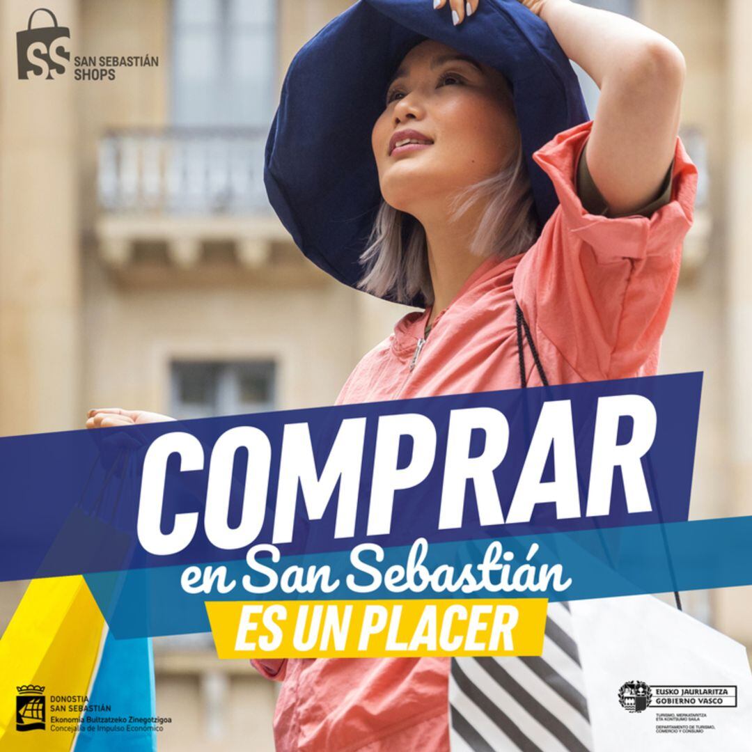 “Comprar en San Sebastián es un placer", nueva campaña de promoción del comercio local