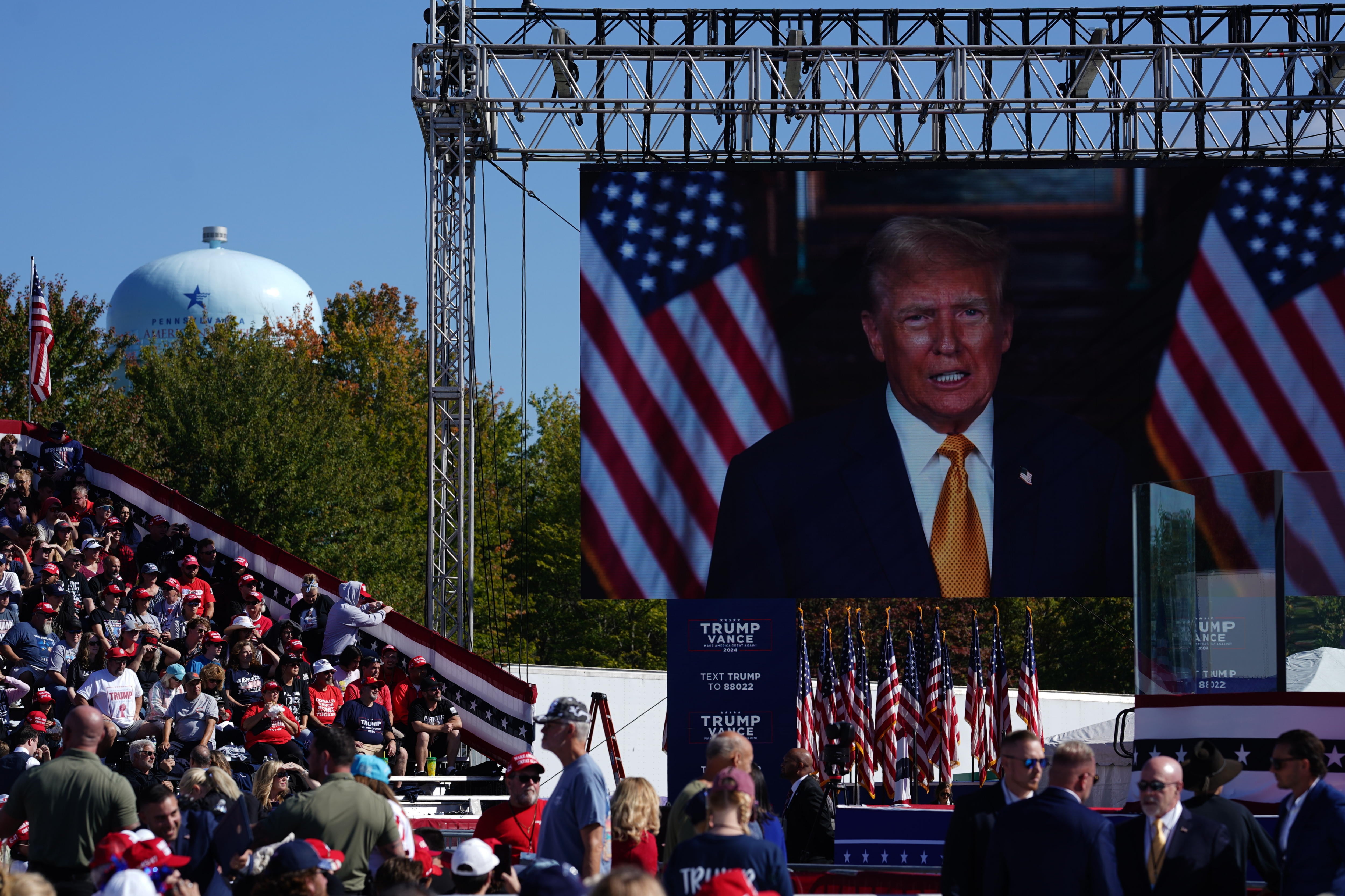 El candidato republicano Donald Trump.