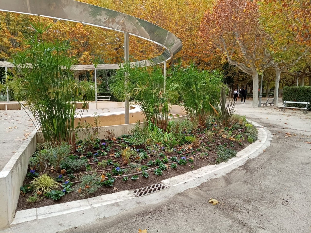 Renovación de parterres y jardineras en Huesca