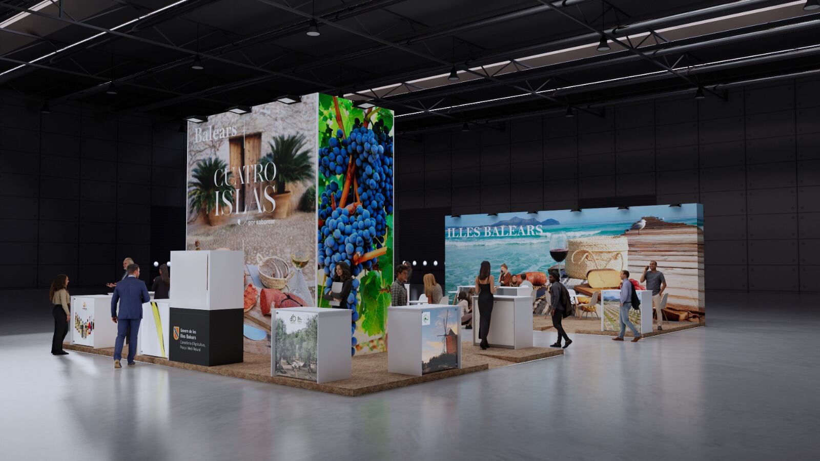 Imatge de l'estand de la Conselleria d'Agricultura a la fira Alimentaria de Barcelona.