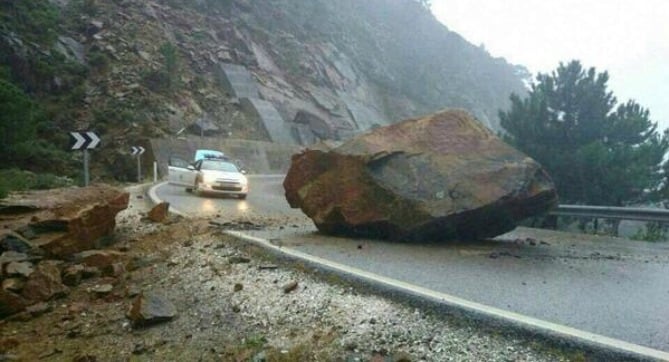 Carretera de San Pedro Marbella esta mañana