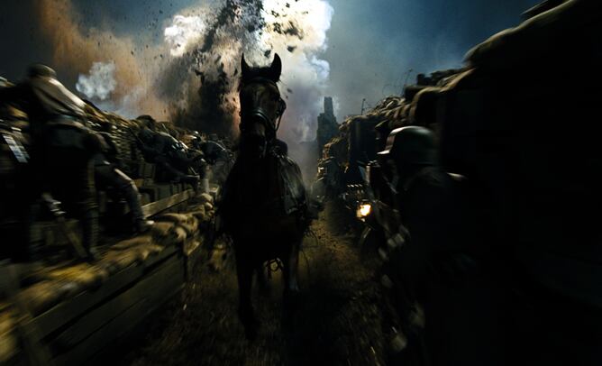 Fotograma de la película 'Caballo de batalla', de Steven Spielberg