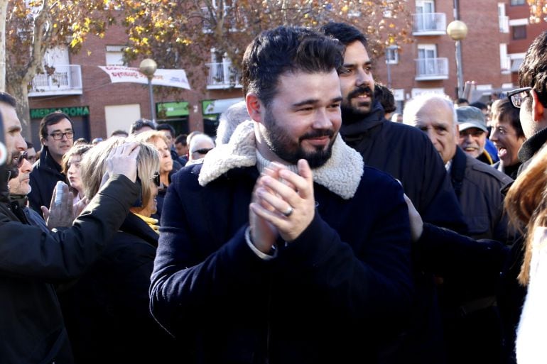 El diputado de ERC, Gabriel Rufián.