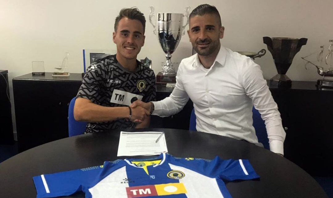 Victor Olmedo junto a Javier Portillo