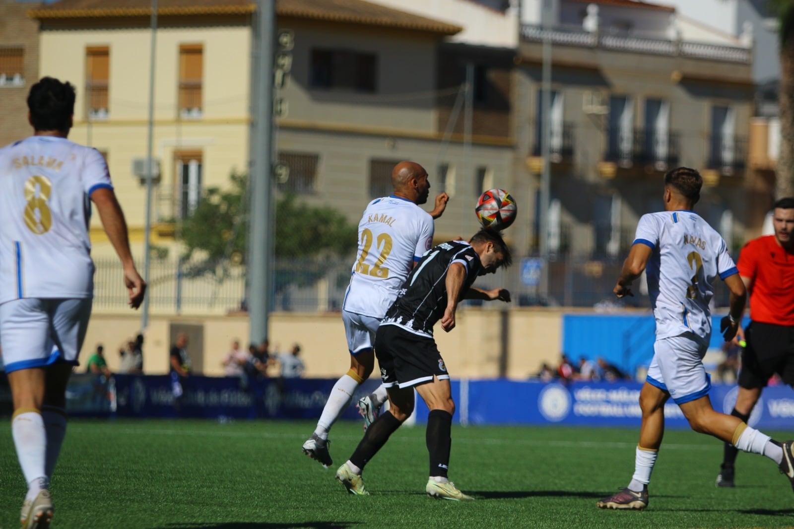 Un momento del partido