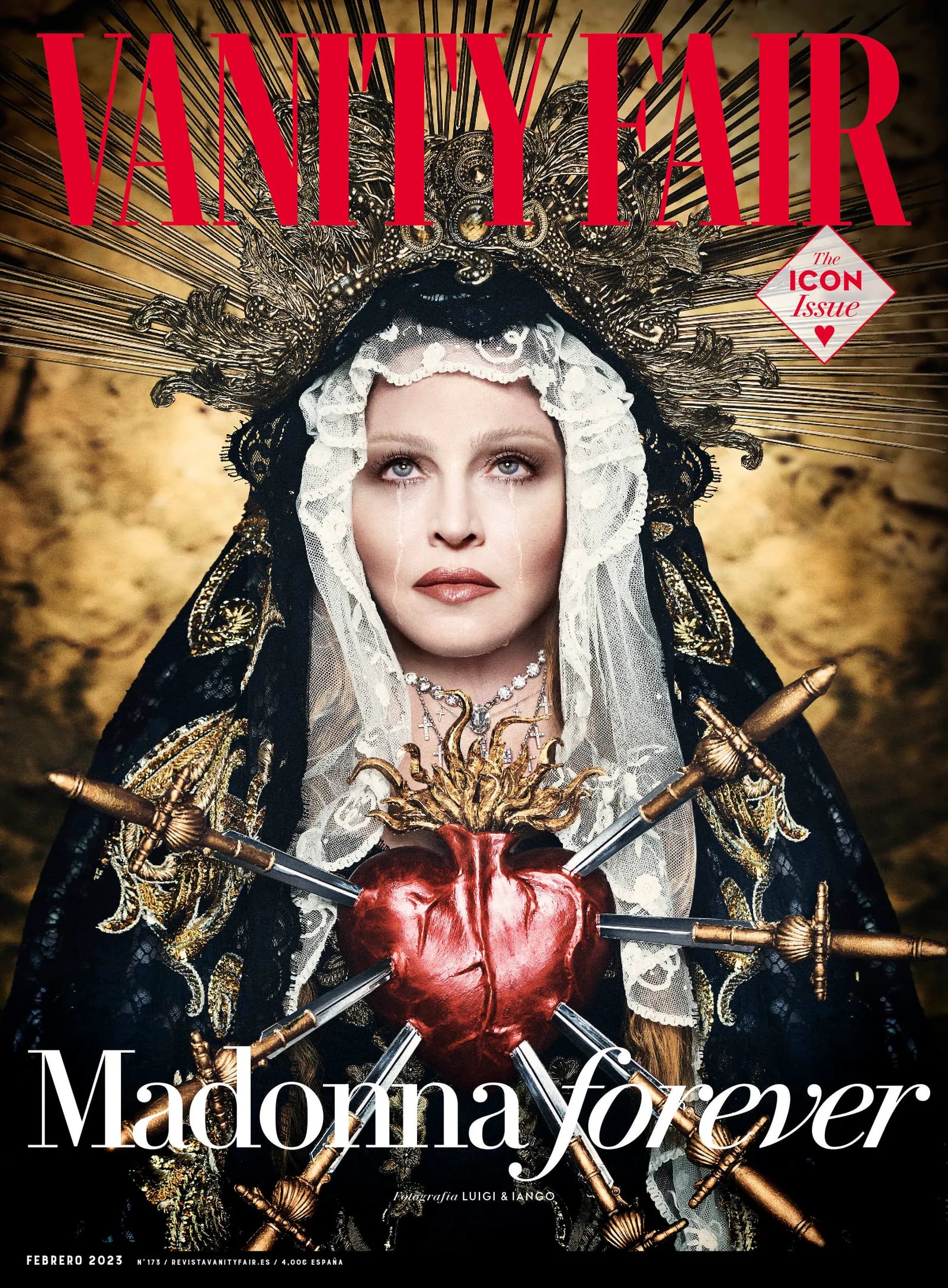 Madonna en la portada de Vanity Fair