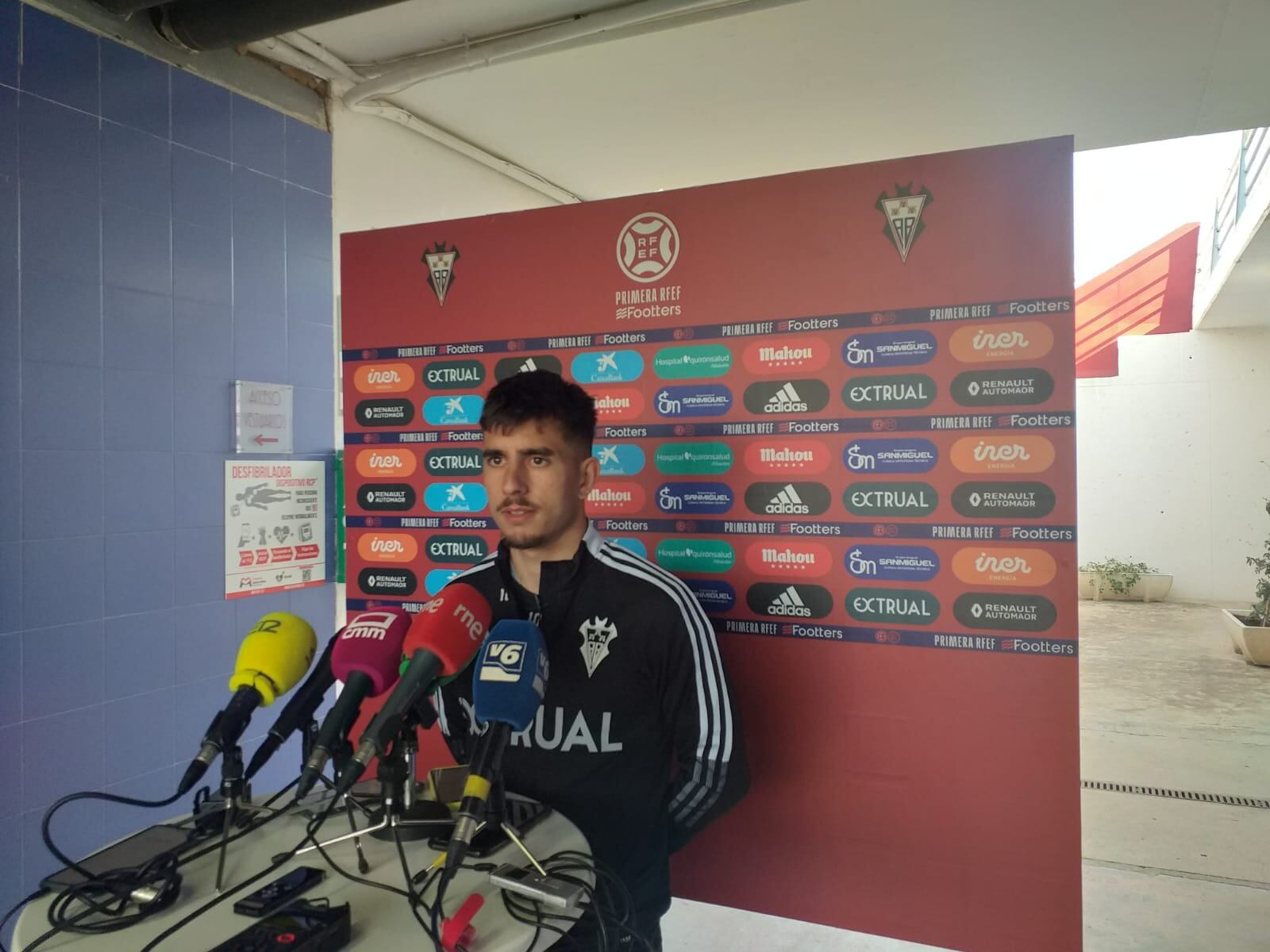 Manu Fuster, jugador del Albacete