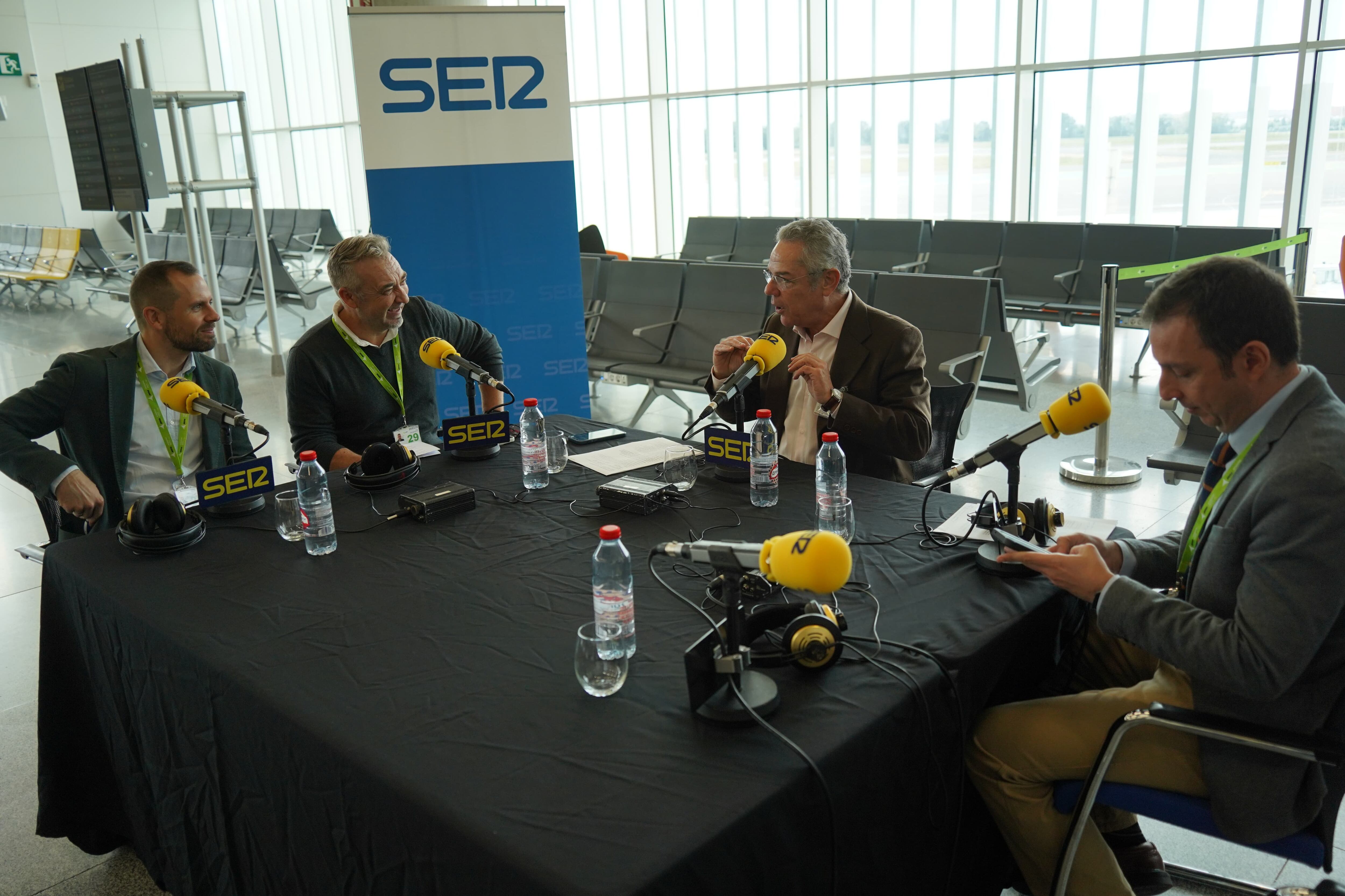 Rafael Ferrer, Fernando Moreno, Salomón Hachuel y Sergio Millanes