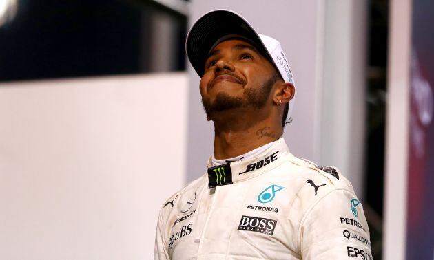 El campeón del mundo Lewis Hamilton.