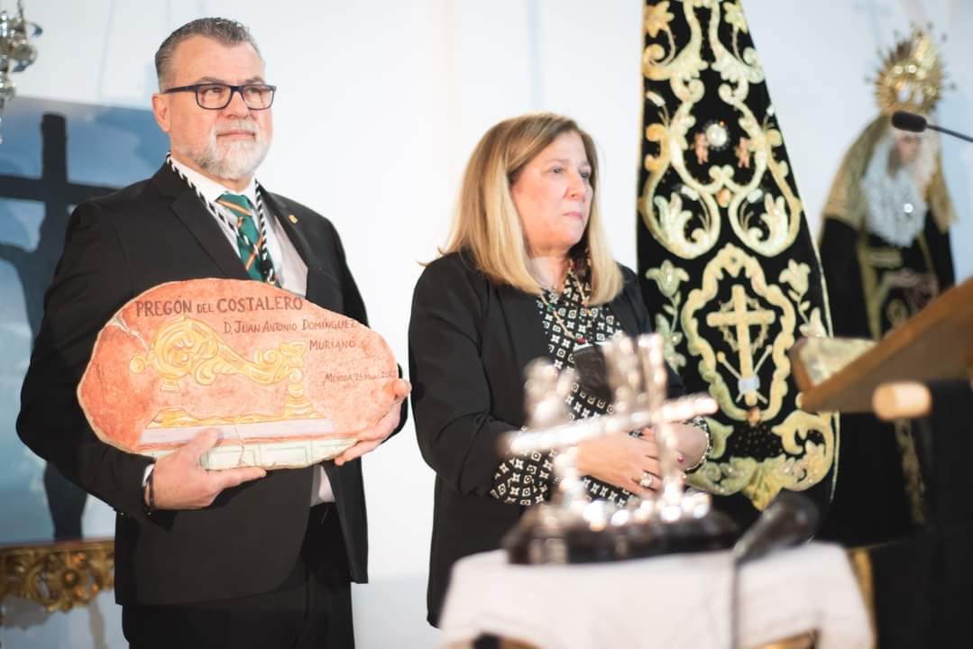 Juan Antonio Domínguez 'Capi, capataz en la Hermandad de la Vera Cruz y capataz del Cristo de la O