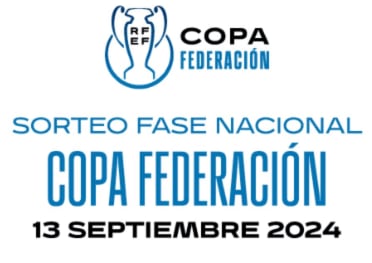 Copa Federación, sorteo fase nacional.