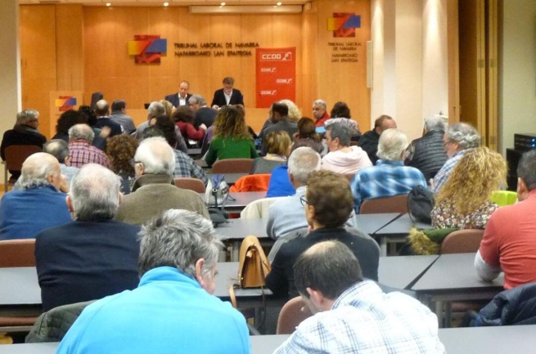 Asamblea en el Tribunal Laboral de Navarra