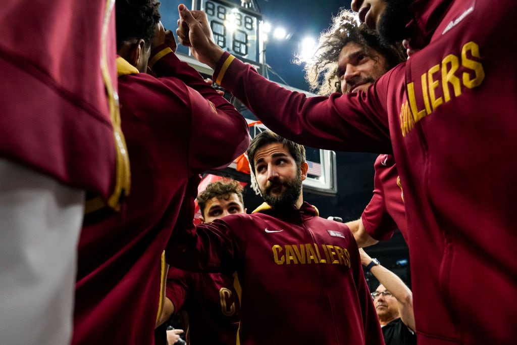 Ricky Rubio, antes de un partido de los Cleveland Cavaliers.