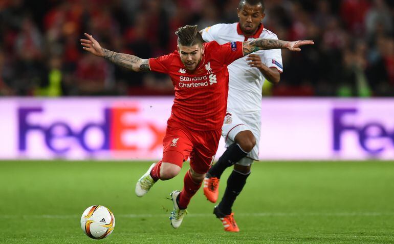 El defensa del Liverpool Alberto Moreno.