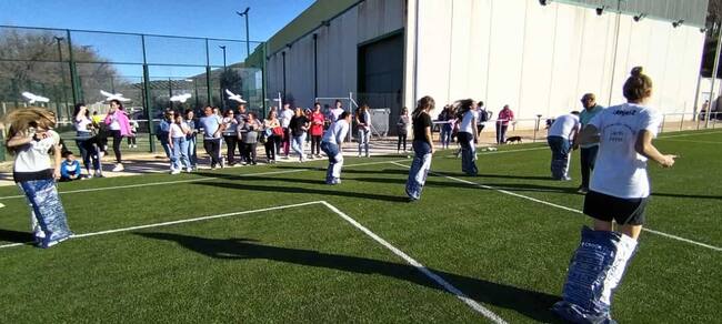 Uno de los juegos que se realizaron a lo largo de la jornada